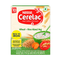 Nestle Cerelac Wheat-Rice Mixed Veg (from 10 to 24 months) 300g