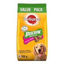 Pedigree Biscrok Biscuits With Milk & Chicken 900g