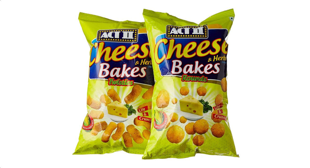 Act II Cheese & Herbs Bakes Twisties 55g